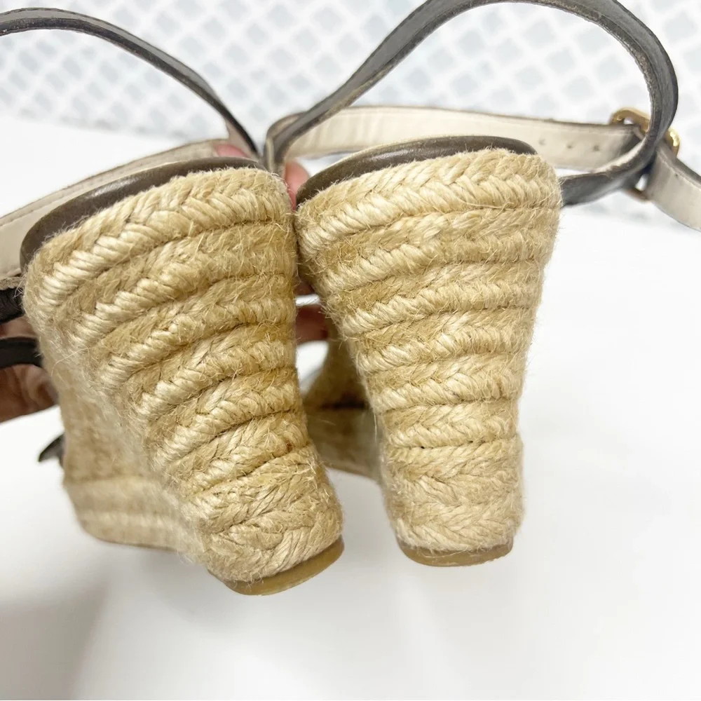 GUC Sundance Ankle Strap Espadrille Wedge Heel Sandal
